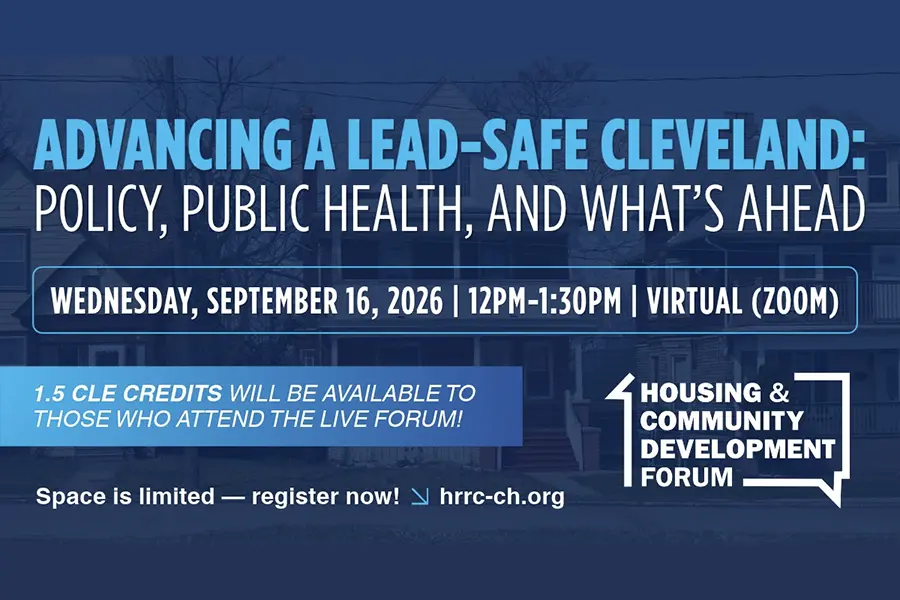 Advancing A Lead-Safe Cleveland Webinar